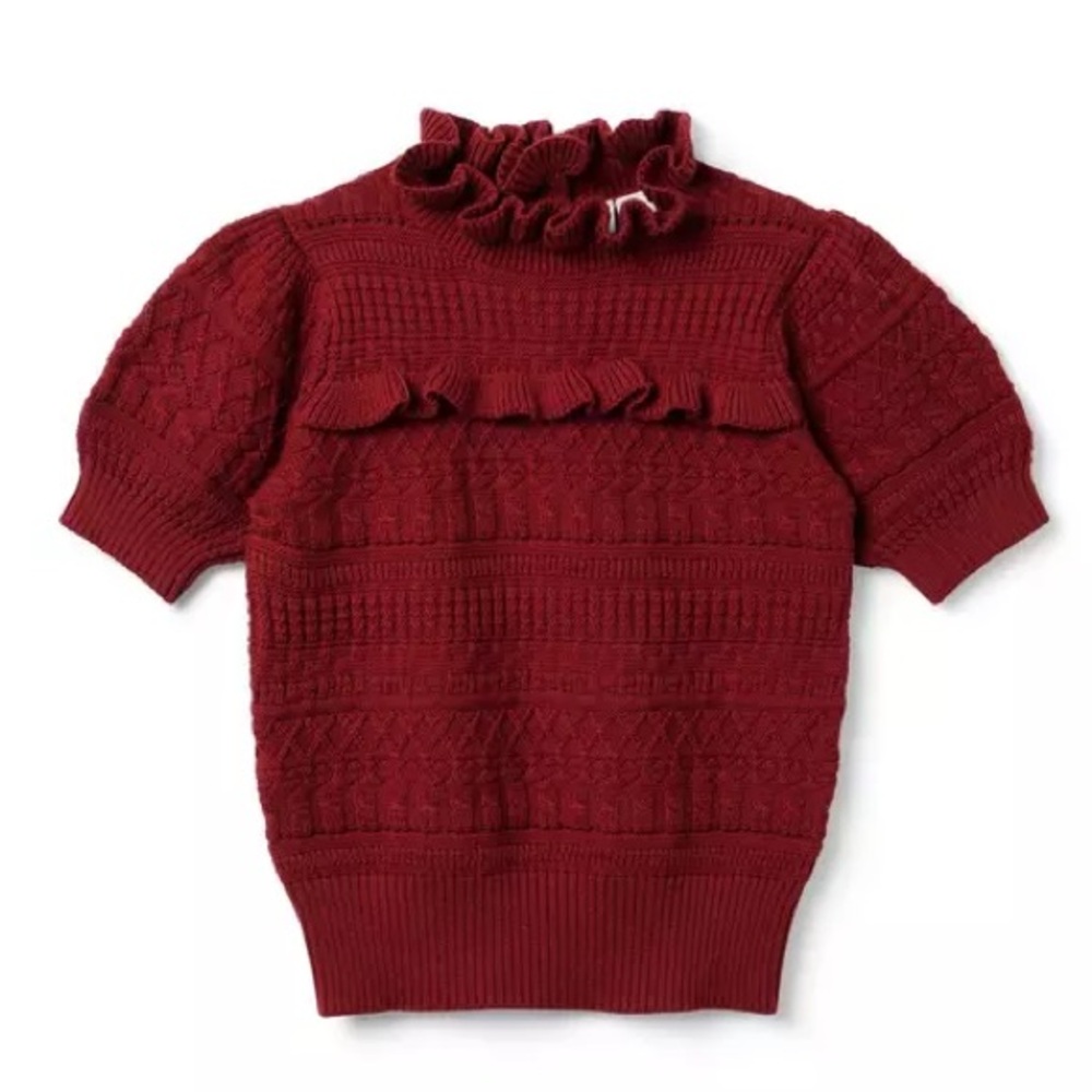 Janie and Jack Puff Sleeve Sweater Size 5